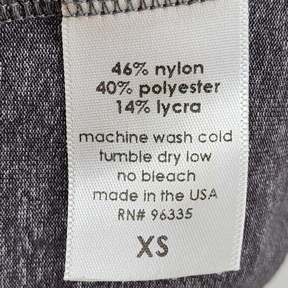 Susana Monaco Short Sleeve Ruched Bodycon Stretch Gray Dress Size XS - Picture 3 of 5